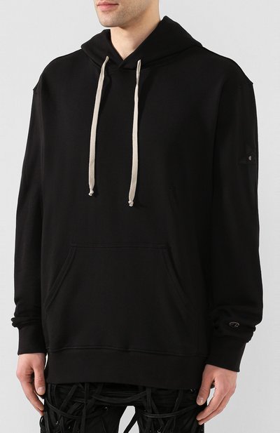 Хлопковое худи rick owens x champion RICK OWENS, арт. CM20S0014/215154, фото 3