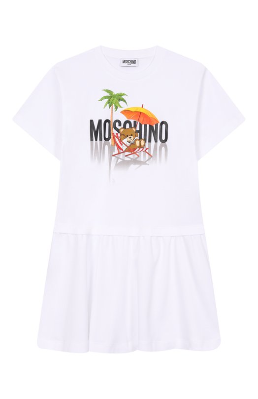Хлопковое платье Moschino