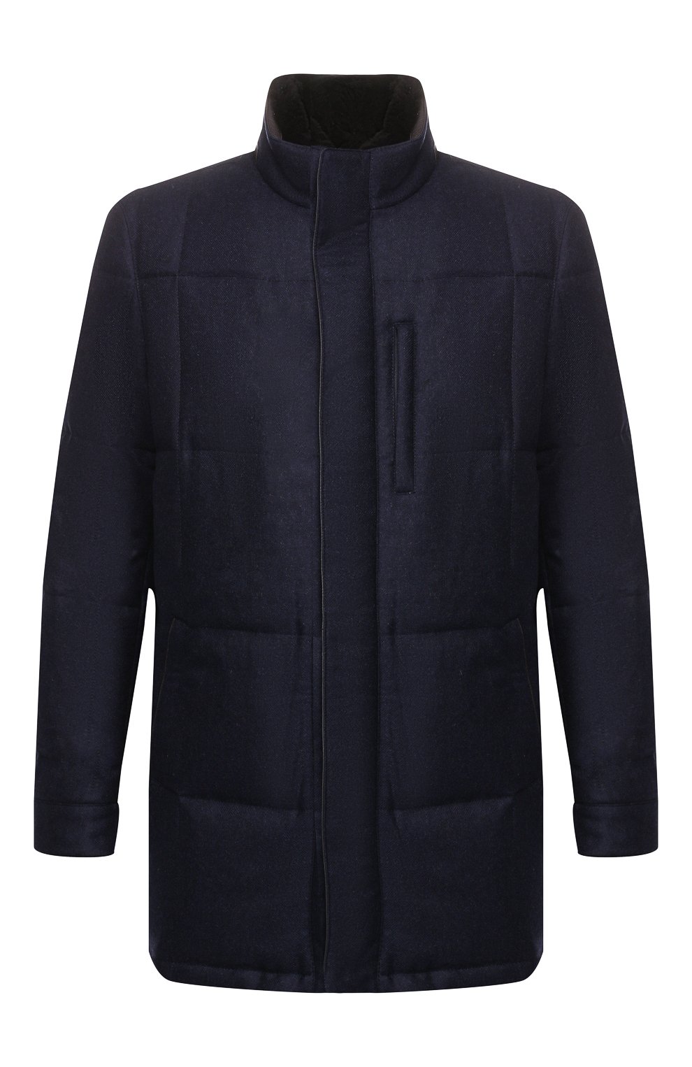 Пуховая куртка ANDREA CAMPAGNA синего цвета по цене 394000 руб., арт. A8T790/3821, фото 1 Пуховая куртка ANDREA CAMPAGNA, арт. A8T790/3821, фото 1