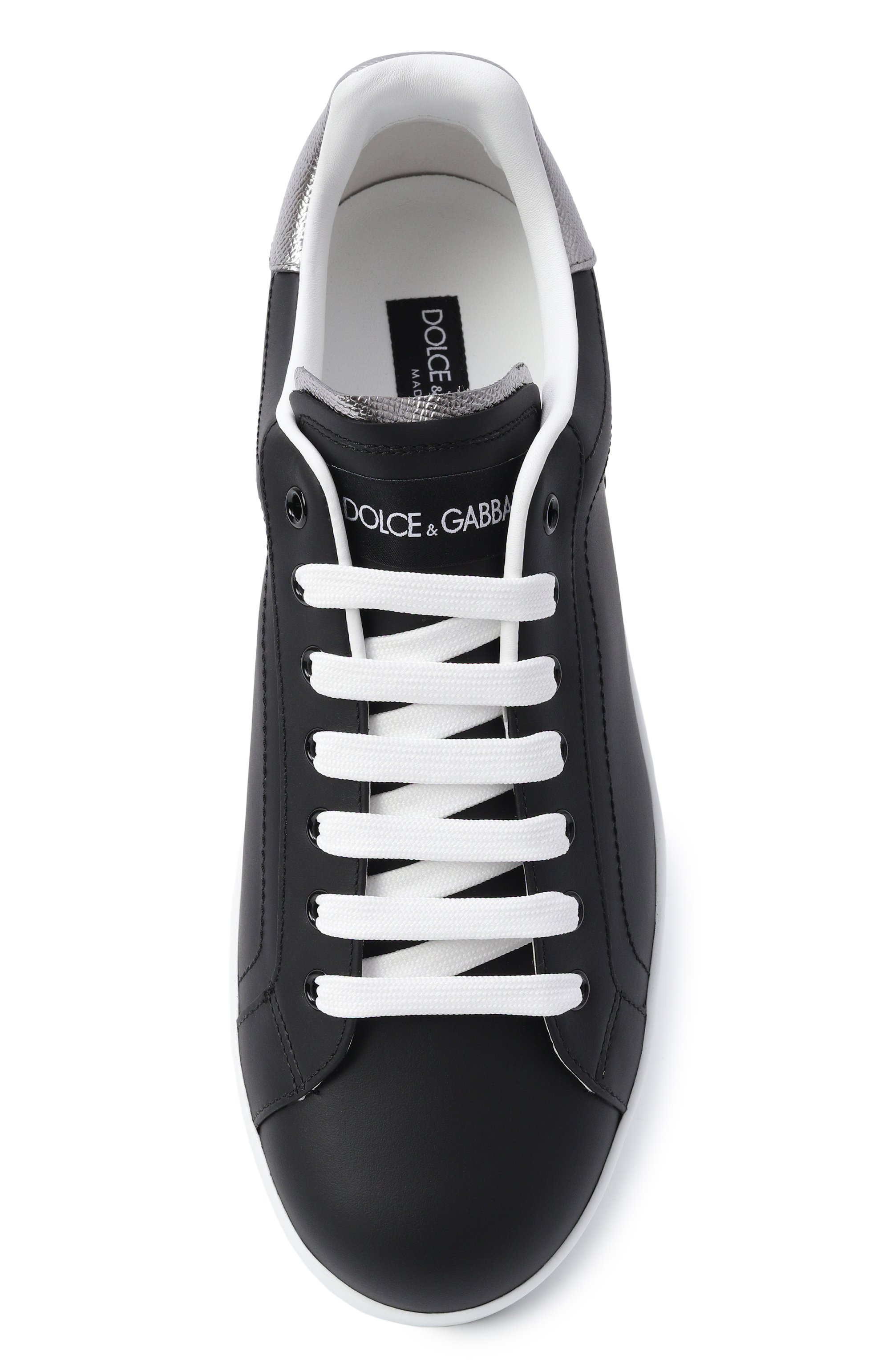 Кожаные кеды portofino DOLCE & GABBANA, арт. CS2216/AH527, фото 5