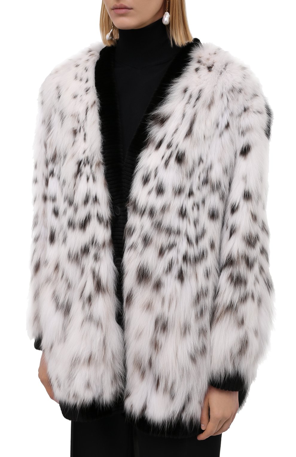 Кардиган из меха рыси и норки FENDI, арт. FNE40I A8QK, фото 3