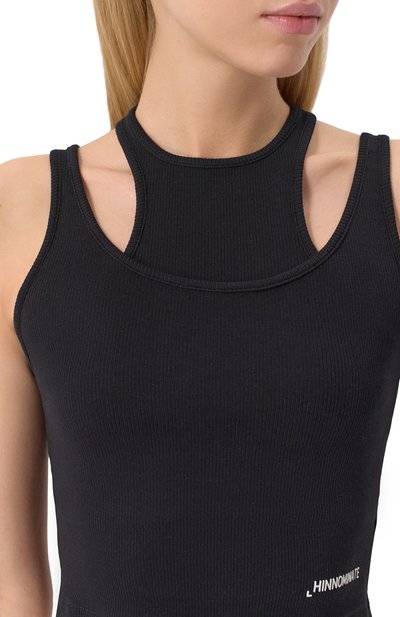 Хлопковая майка HINNOMINATE черного цвета по цене 9950 руб., арт. HMABW01627, фото 5 Хлопковая майка HINNOMINATE, арт. HMABW01627, фото 5
