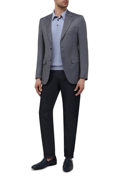 Кожаные лоферы MORESCHI, арт. 43728/ED/GUANT0/F.ESTATE, фото 2