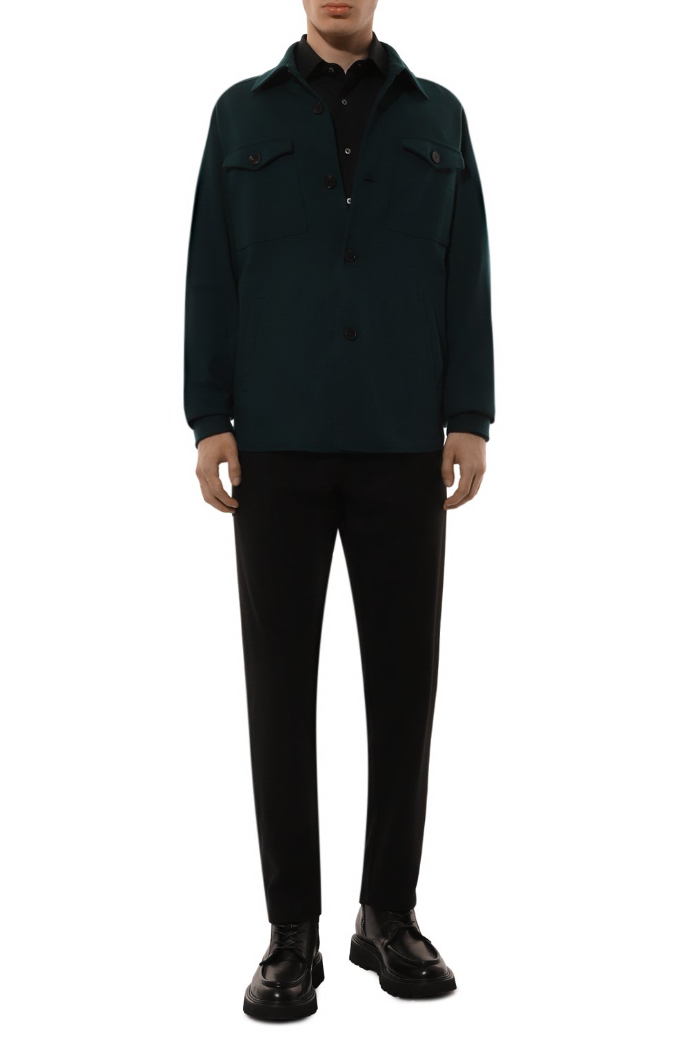 Шерстяная куртка-рубашка HARRIS WHARF LONDON, арт. C9320MYM, фото 2