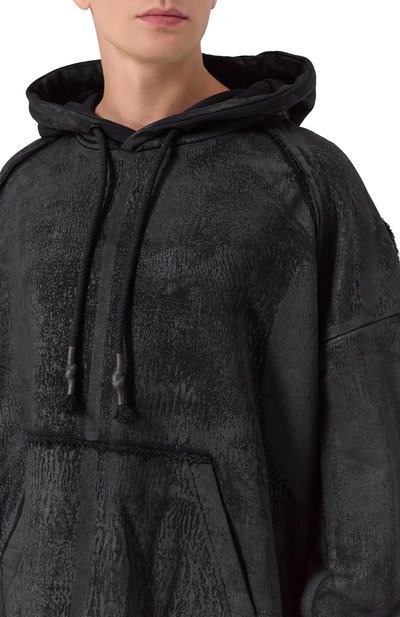 Хлопковое худи 139DEC, арт. SW556-BK-OXIDE, фото 5