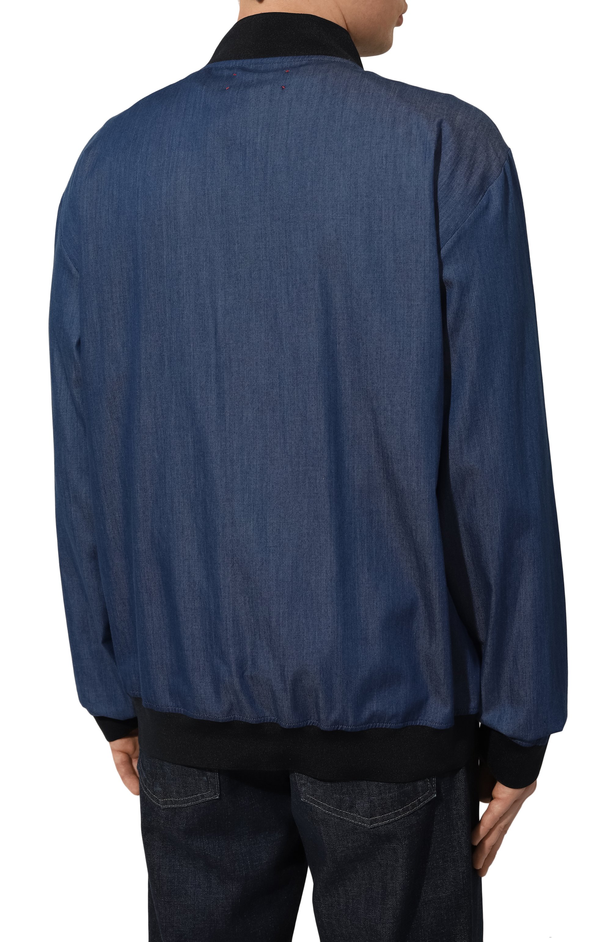 Хлопковый бомбер KITON, арт. UG0001H08857, фото 4