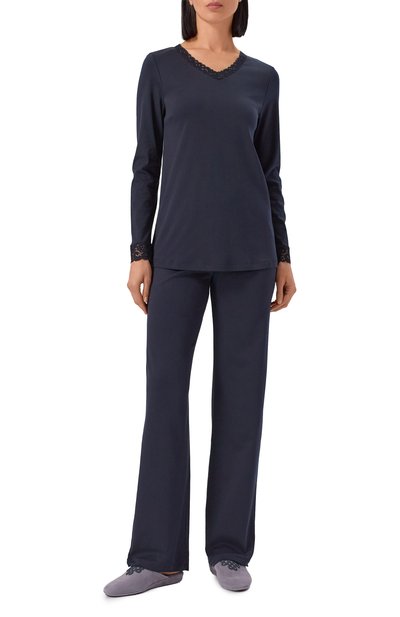 Хлопковая пижама HANRO, арт. 077041, фото 2