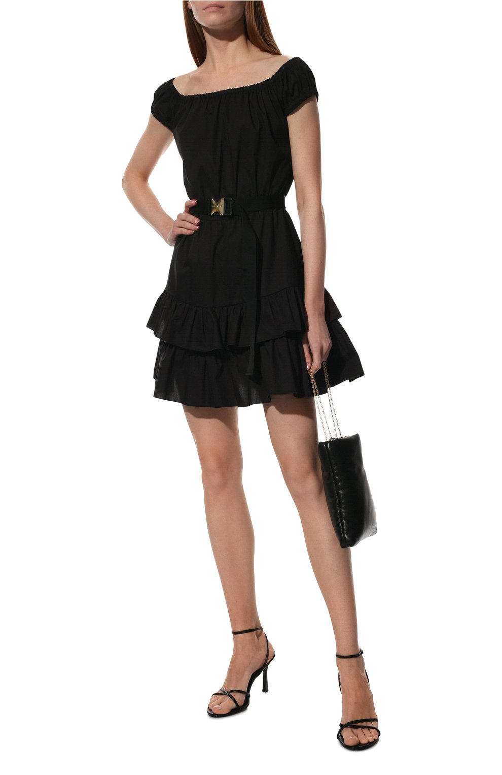 Хлопковое платье ERMANNO FIRENZE, арт. D40EQ 008E30, фото 2