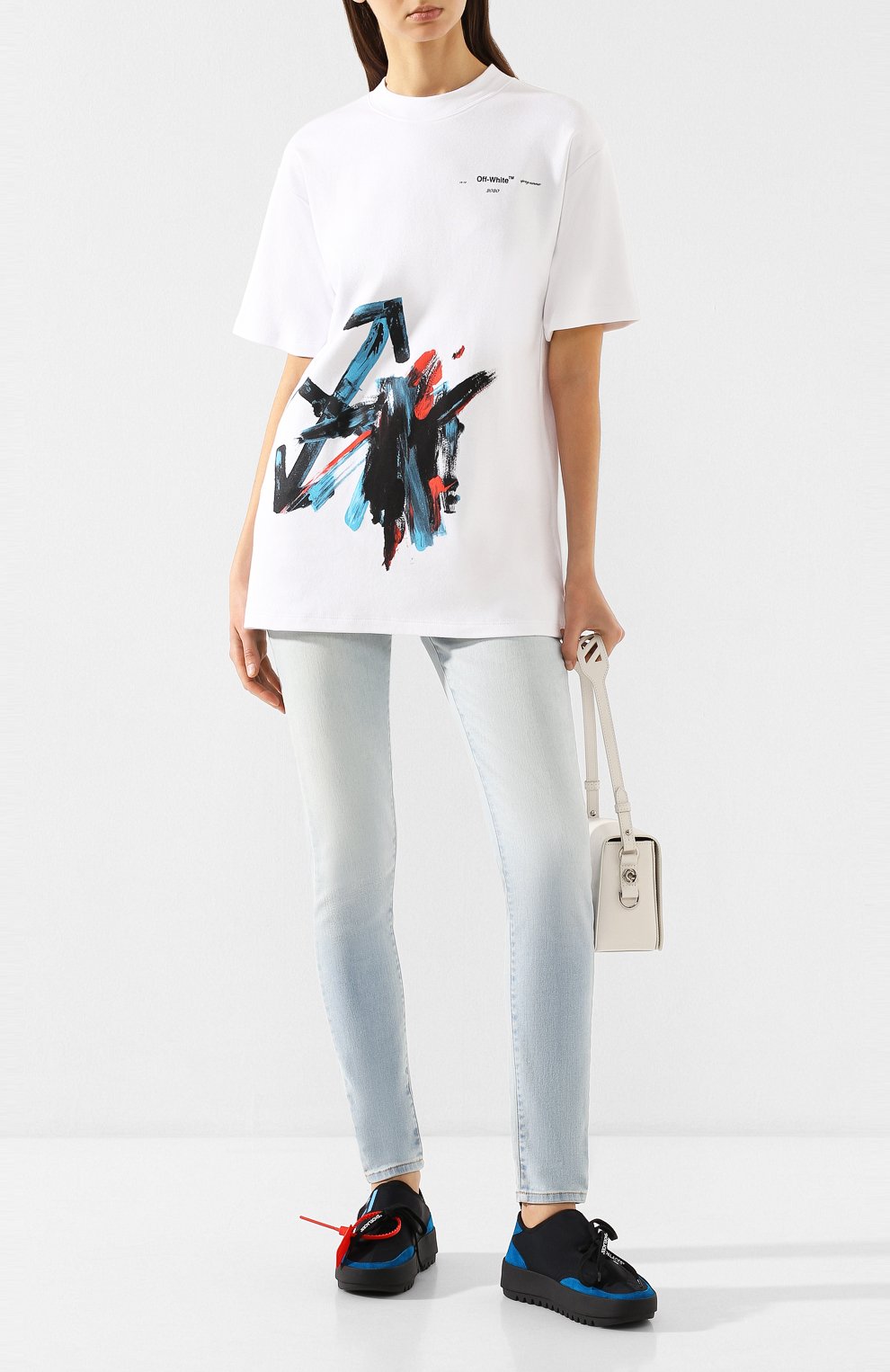 Хлопковая футболка OFF-WHITE, арт. 0WAA072R20H841280130, фото 2