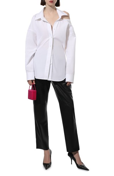 Хлопковая рубашка ALEXANDERWANG.T белого цвета по цене 41800 руб., арт. 4WC1221292, фото 2 Хлопковая рубашка ALEXANDERWANG.T, арт. 4WC1221292, фото 2