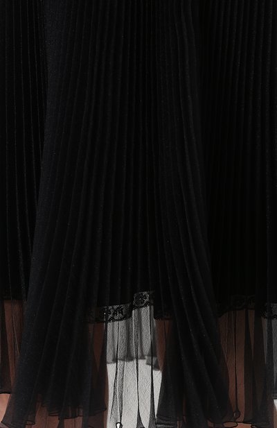 Однотонная плиссированная юбка-миди PRADA, арт. P147N-1QLQ-F0002, фото 5
