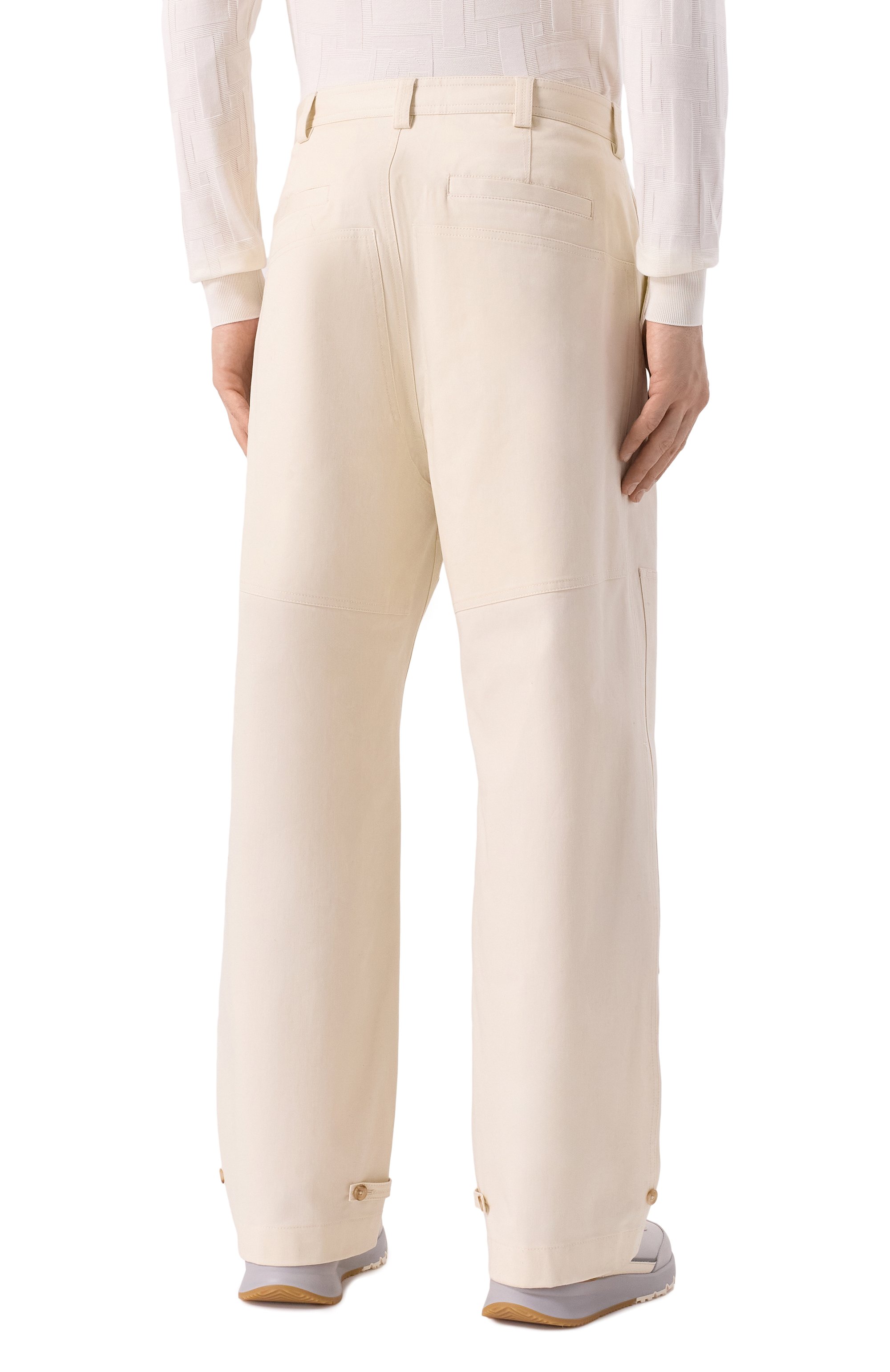 Хлопковые брюки DOLCE & GABBANA, арт. GP0RST/FUFL3, фото 4