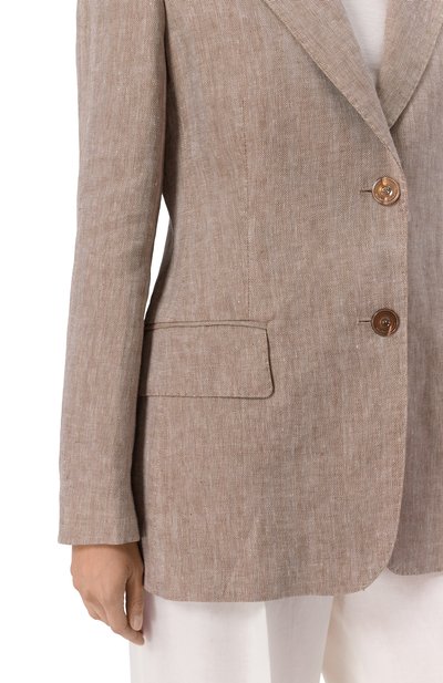 Льняной жакет MAX MARA STUDIO, арт. TES0, фото 5