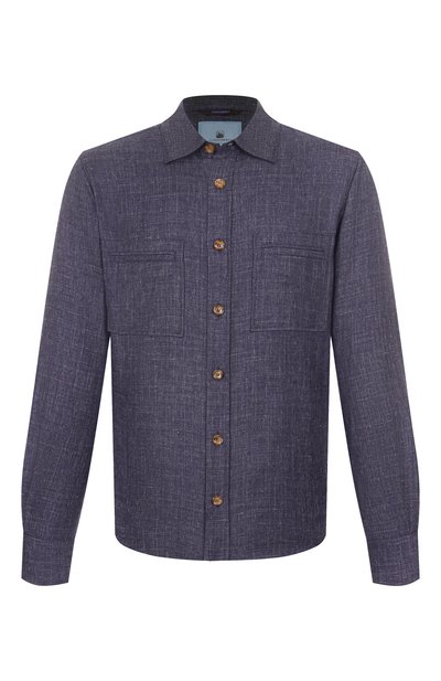 Мужская рубашка из кашемира и шелка COLOMBO, арт. CM00382/77541-10