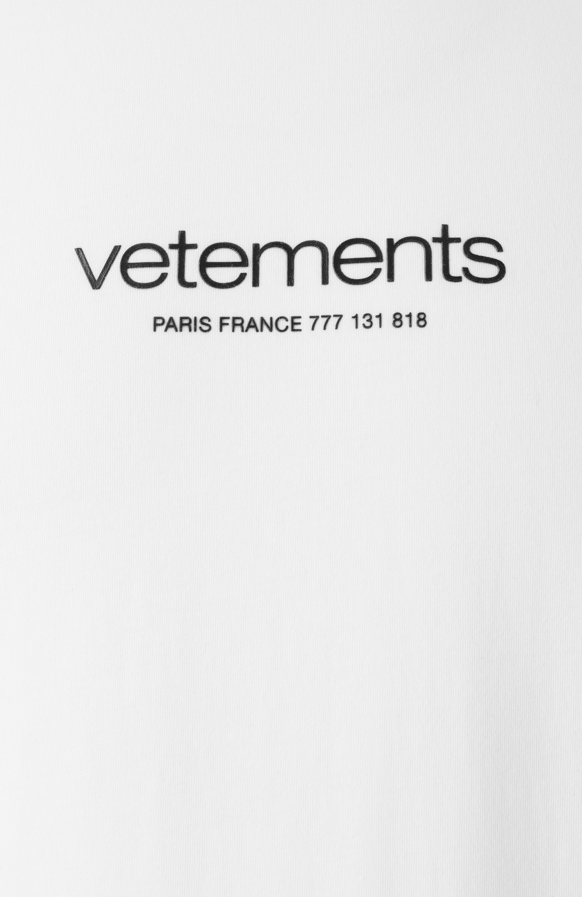 Хлопковая футболка VETEMENTS, арт. UE64TR150W, фото 10