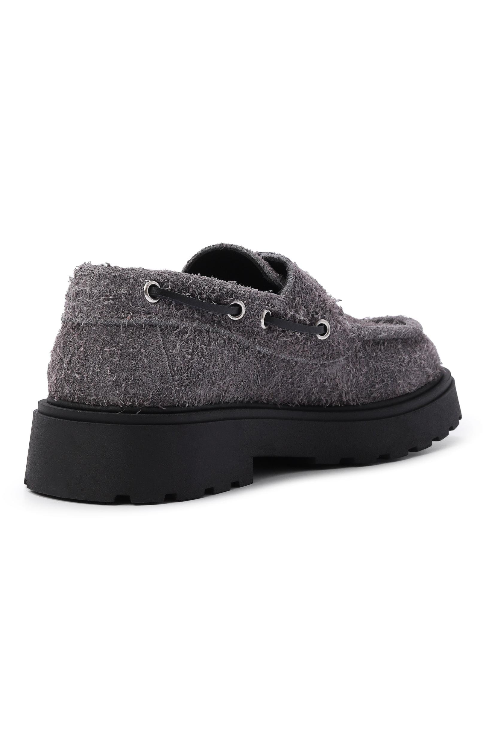 Замшевые лоферы MSGM KIDS серого цвета по цене 31500 руб., арт. 84016/VAR3, фото 3 Замшевые лоферы MSGM KIDS, арт. 84016/VAR3, фото 3