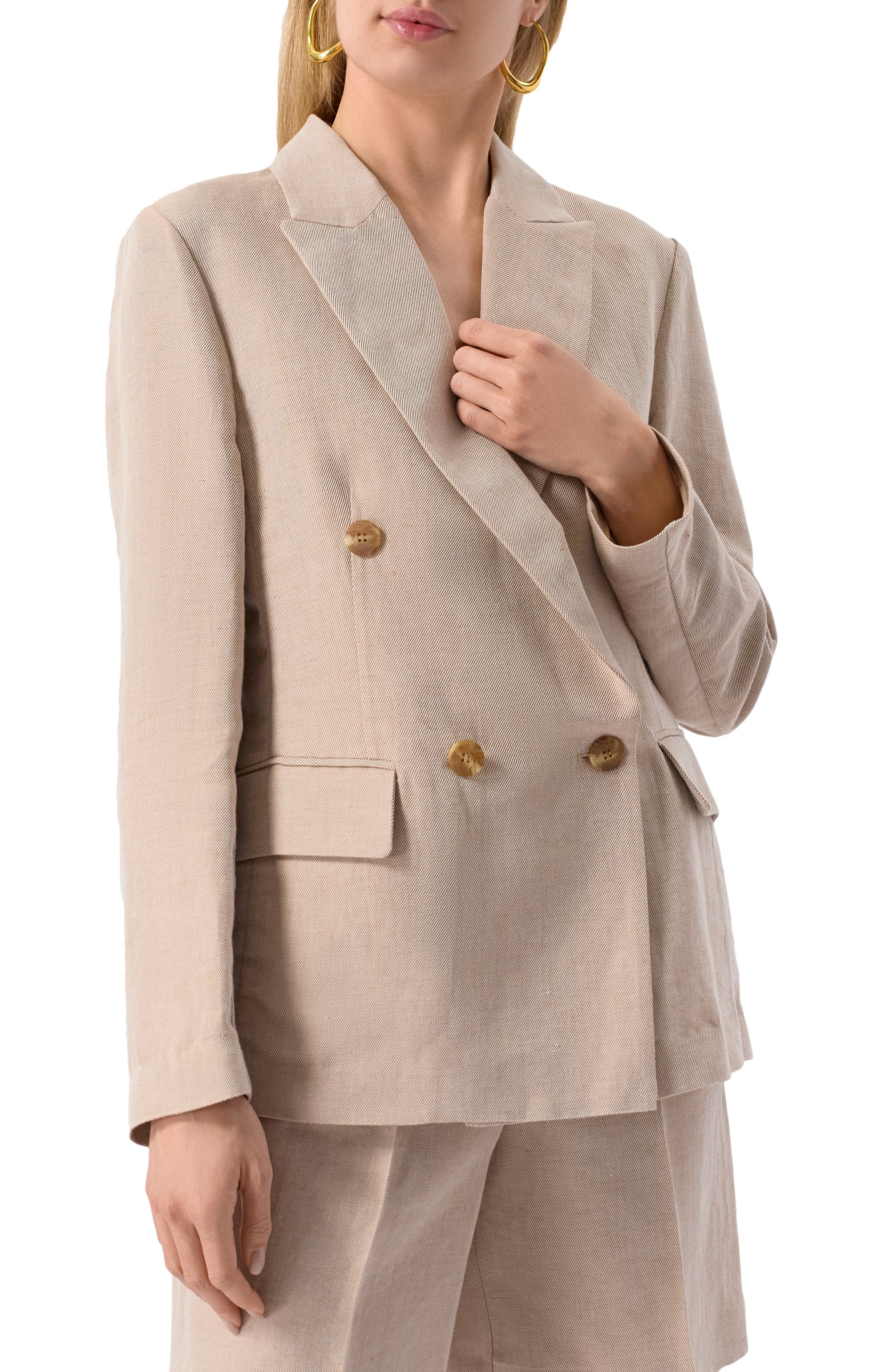 Жакет изо льна и хлопка BEATRICE .B, арт. 25FE3994CLI0, фото 3