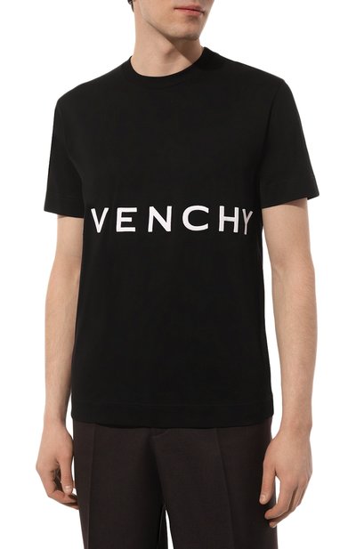 Хлопковая футболка GIVENCHY, арт. BM716B3Y6B, фото 3