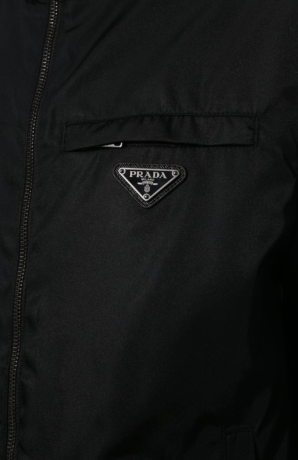 Куртка adidas for prada re-nylon PRADA черного цвета по цене 125000 руб., арт. SGB964-1WQ8-F0002-212, фото 8 Куртка adidas for prada re-nylon PRADA, арт. SGB964-1WQ8-F0002-212, фото 8