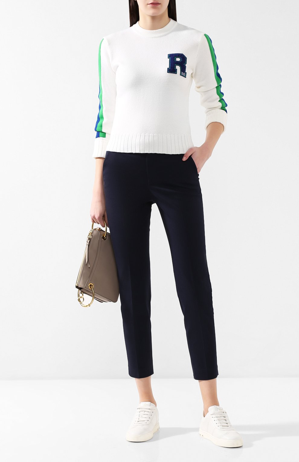 Хлопковые брюки REDVALENTINO, арт. RR0RB0B0/0F5, фото 2