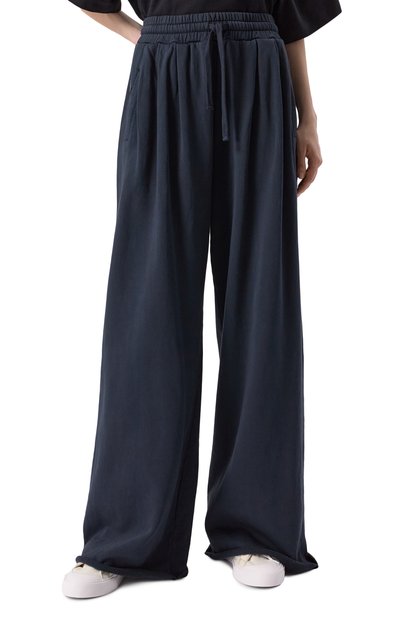 Хлопковые брюки HAIKURE темно-синего цвета по цене 32300 руб., арт. HEW54026TJ048PX, фото 3 Хлопковые брюки HAIKURE, арт. HEW54026TJ048PX, фото 3