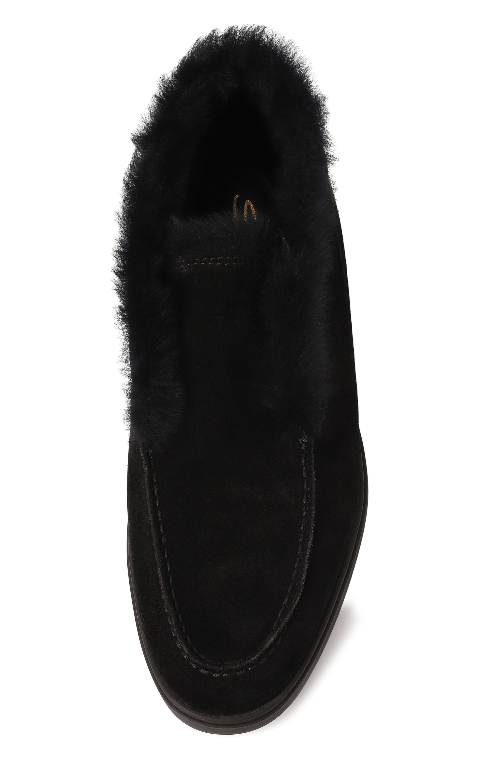 Замшевые ботинки SANTONI, арт. WUYG58457NERAPFR, фото 6