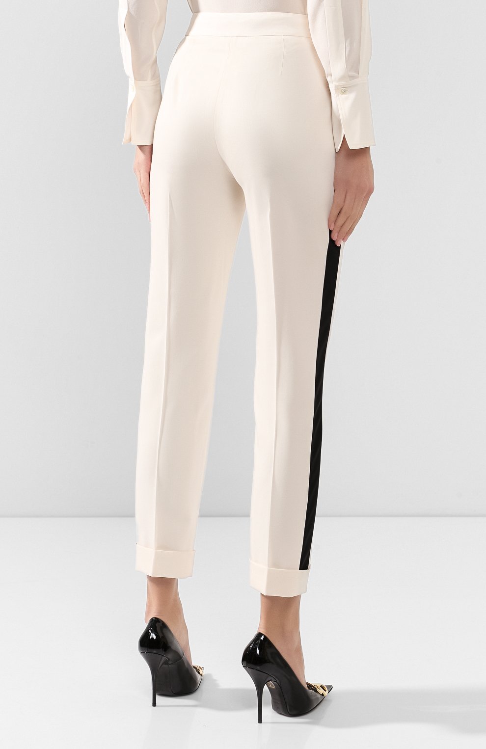 Шелковые брюки STELLA MCCARTNEY, арт. 586546/SNB77, фото 4