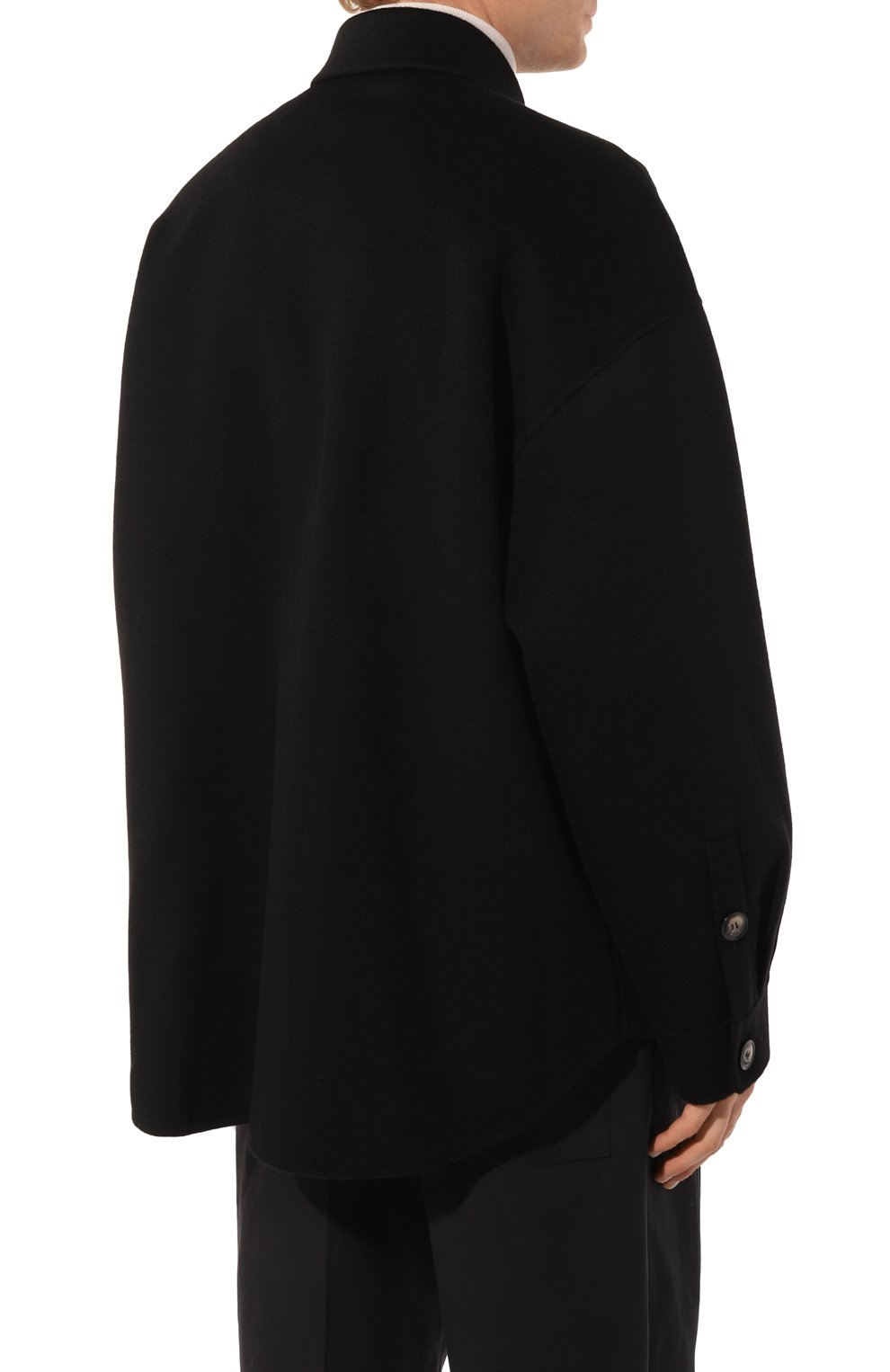 Куртка-рубашка из шерсти и шелка NANUSHKA, арт. NM24CR0W01899, фото 4