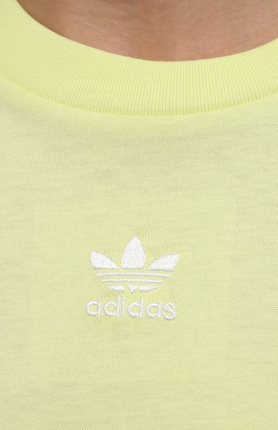 Хлопковая футболка ADIDAS ORIGINALS, арт. H37884, фото 5