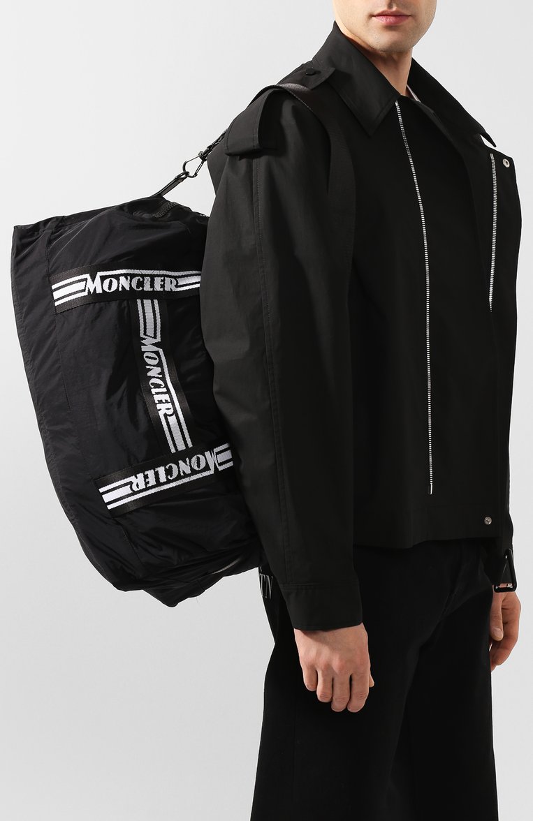 Мужская дорожная сумка MONCLER черного цвета, арт. F1-09A-7A700-00-02SC9 | Фото 5 (Материал: Текстиль; Размер: large)