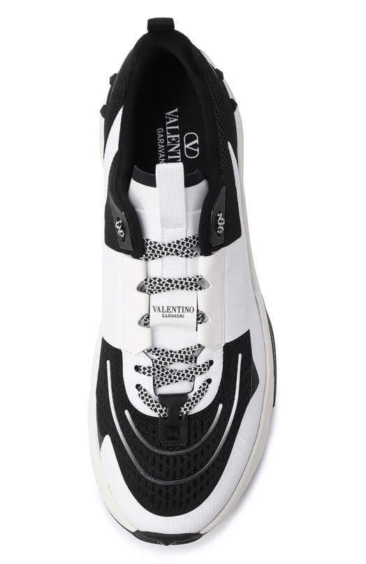 Текстильные кроссовки True Act Valentino 7Y2S0H96/PTN Чёрно-белый  7Y2S0H96/PTN Фото 6