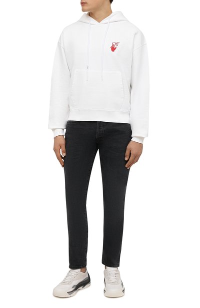 Хлопковое худи OFF-WHITE, арт. 0MBB037F21FLE008, фото 2