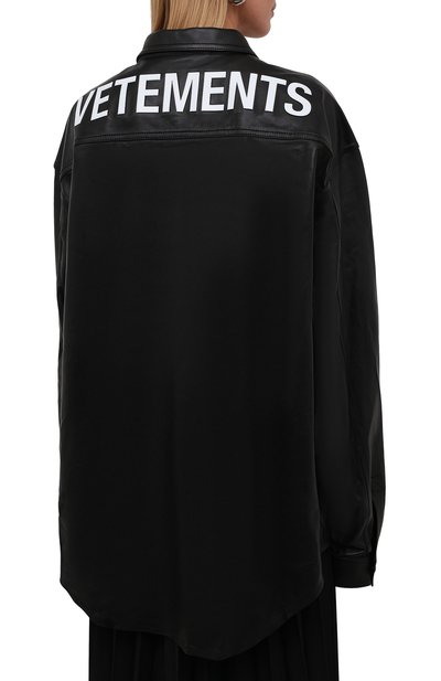 Кожаная рубашка VETEMENTS, арт. UA52SH980B 2404/W, фото 4