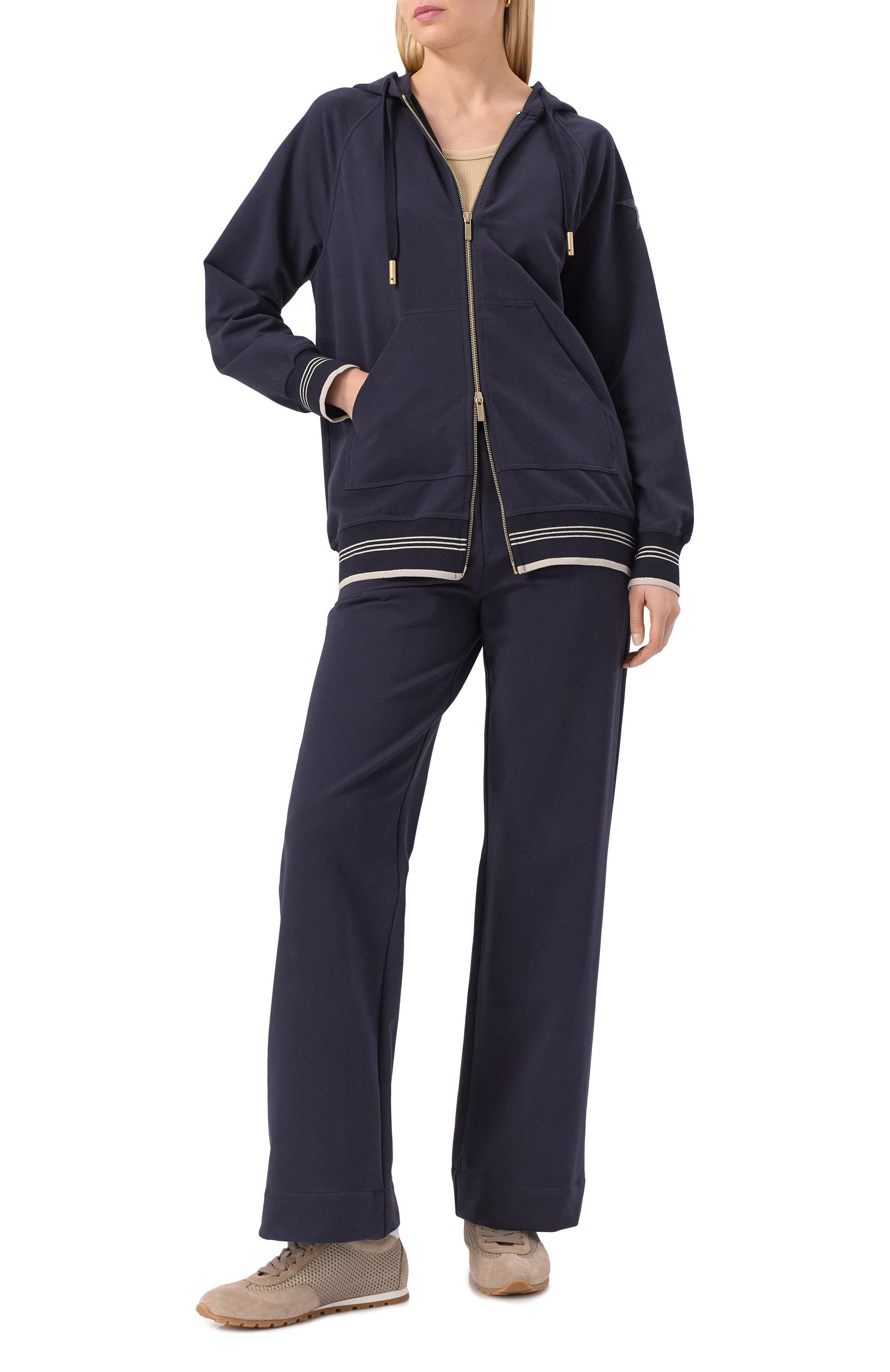 Хлопковые брюки LORENA ANTONIAZZI, арт. PA50/9999, фото 2