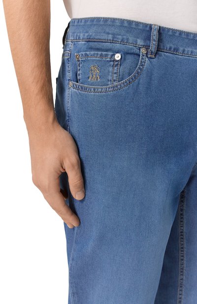 Джинсы traditional fit BRUNELLO CUCINELLI, арт. M238PB3210, фото 5