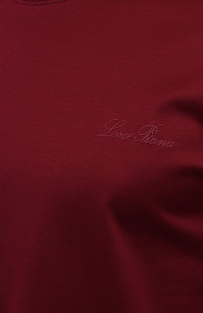 Хлопковая футболка LORO PIANA, арт. FAM1506, фото 5