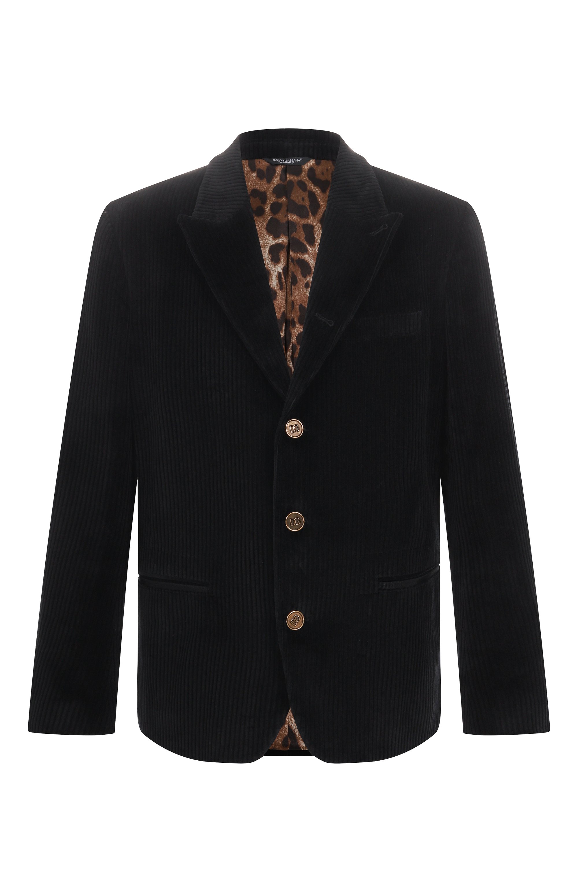 Вельветовый пиджак DOLCE & GABBANA, арт. G2VG3Z/FUWDU, фото 1