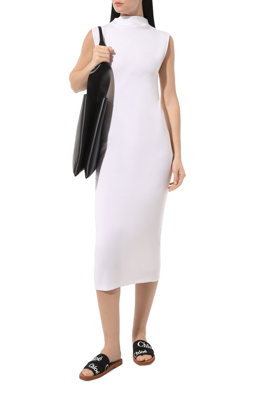 Текстильные шлепанцы woody CHLOÉ, арт. CHC22U188Z3, фото 2