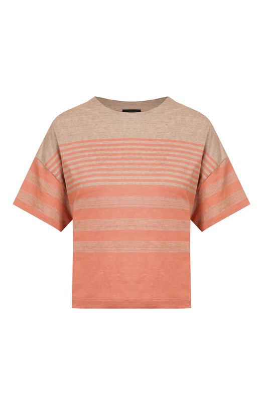 Льняная футболка Giorgio Armani GW003264/AF24984 Оранжевый GW003264/AF24984