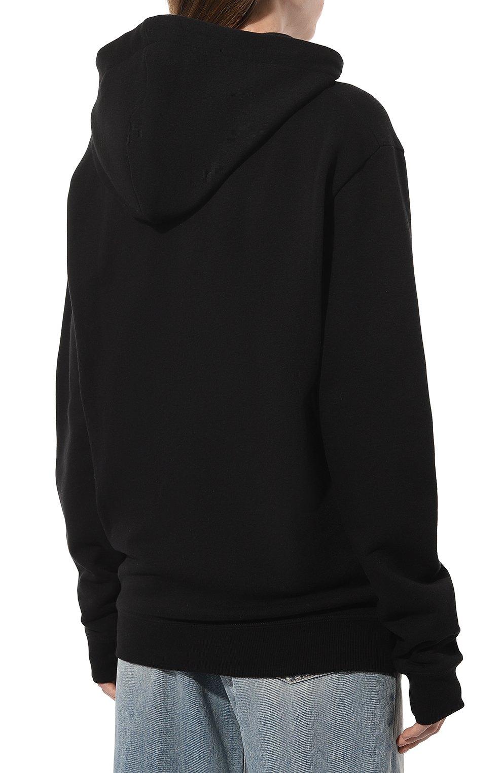 Хлопковое худи SAINT LAURENT, арт. 677256/YB2EZ, фото 4