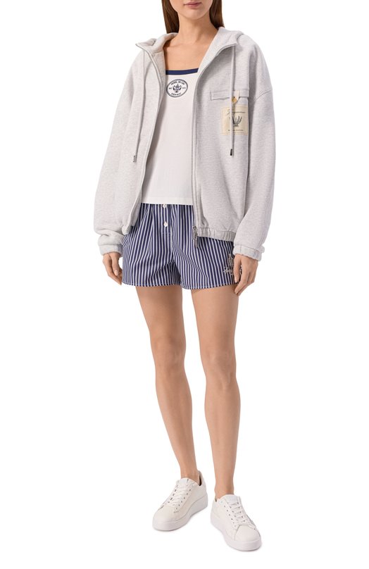 Хлопковая майка Sporty & Rich x Hotel du Cap-Eden-Roc Sporty and Rich T007960666WH50_001 Белый  T007960666WH50_001 Фото 2