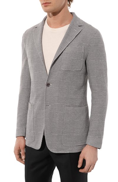 Хлопковый пиджак CANALI, арт. J0147/JJ01972, фото 5