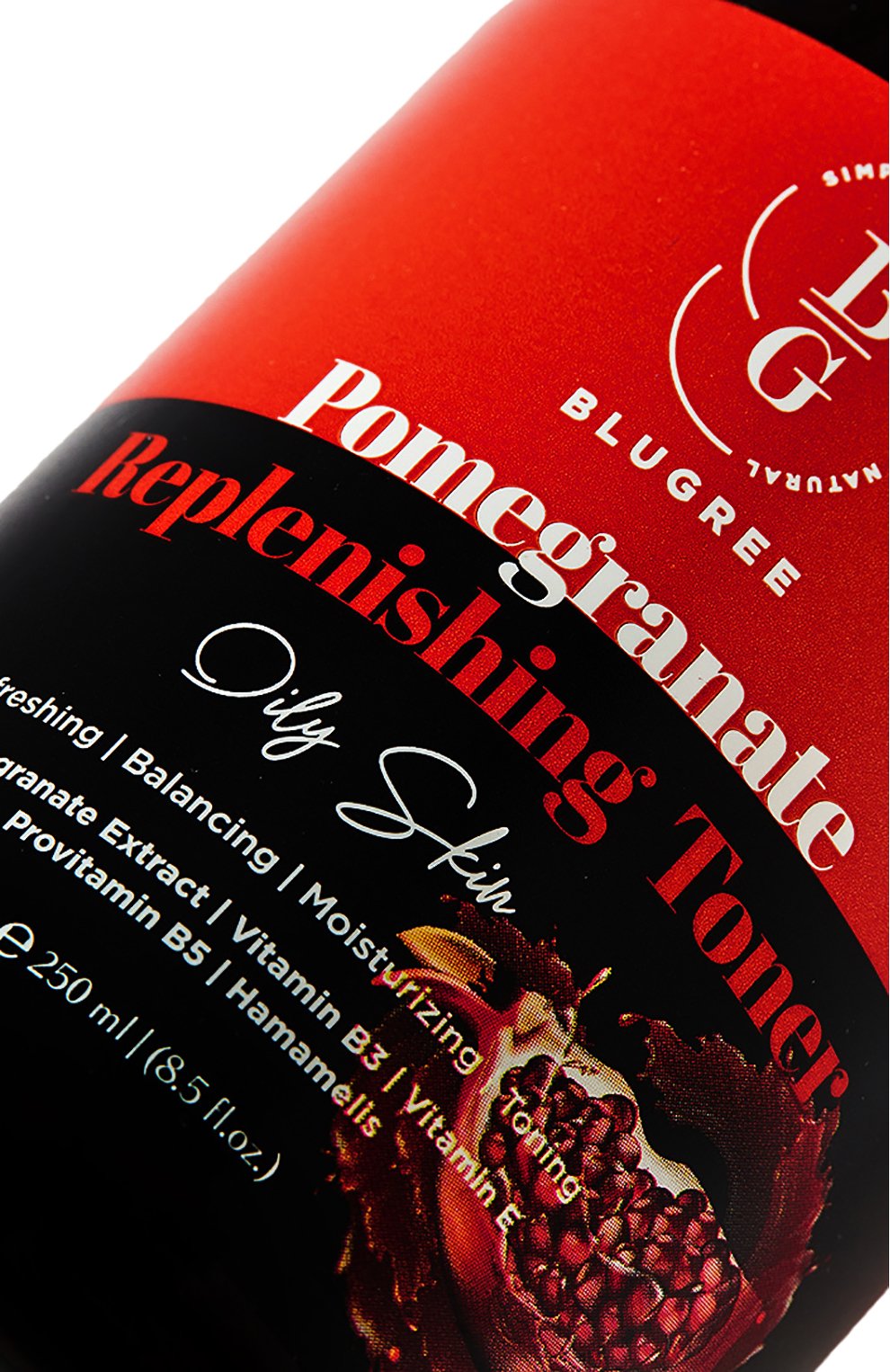 Восстанавливающий тонер с гранатом для жирной кожи (250ml) BLUGREE, арт. 8682983900458, фото 4