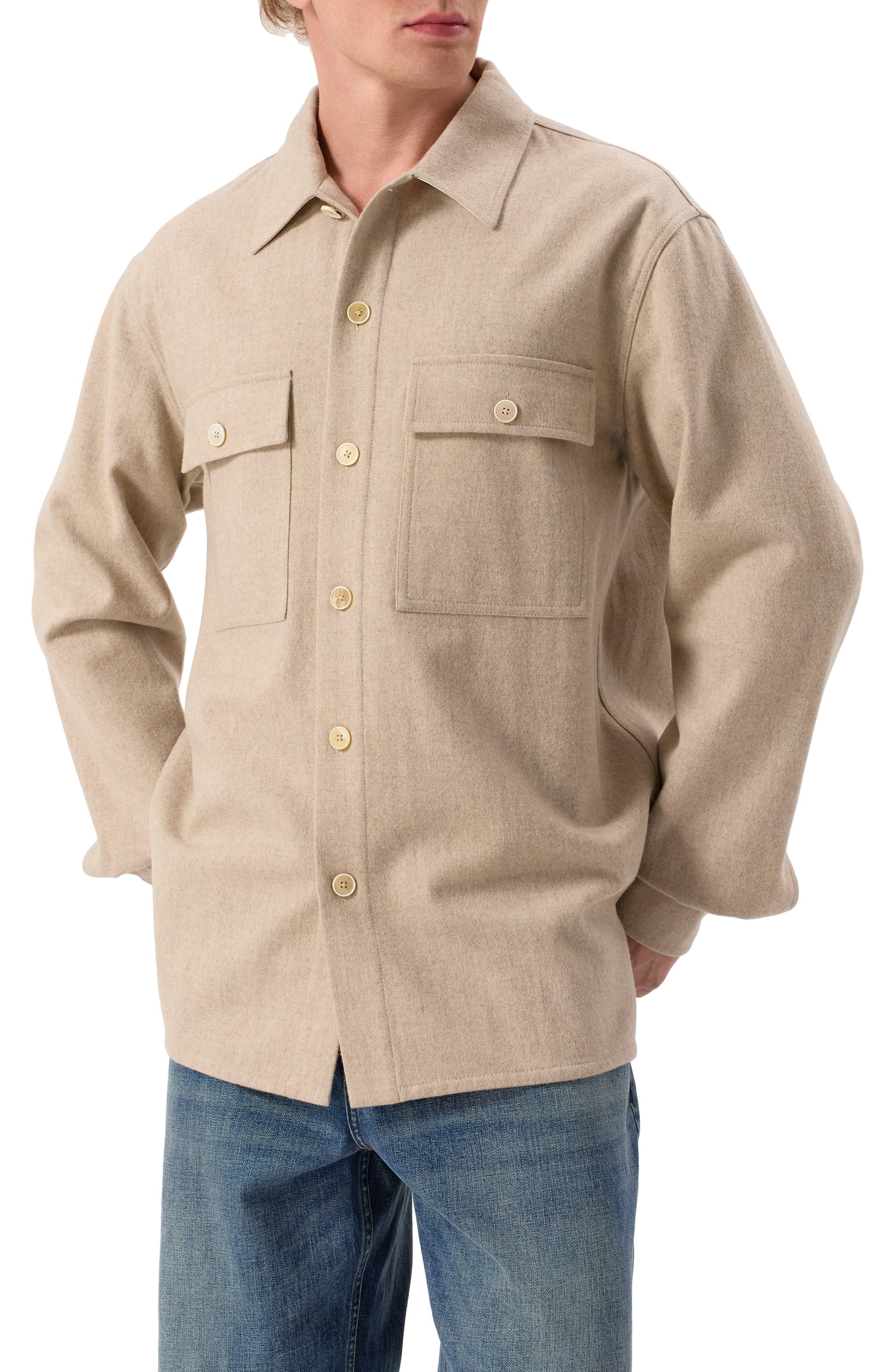 Шерстяная куртка-рубашка JIL SANDER, арт. J47DL0131/J40182, фото 3