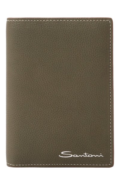 Мужской кожаная обложка для паспорта SANTONI, арт. UFPGA2379F0-ASIW