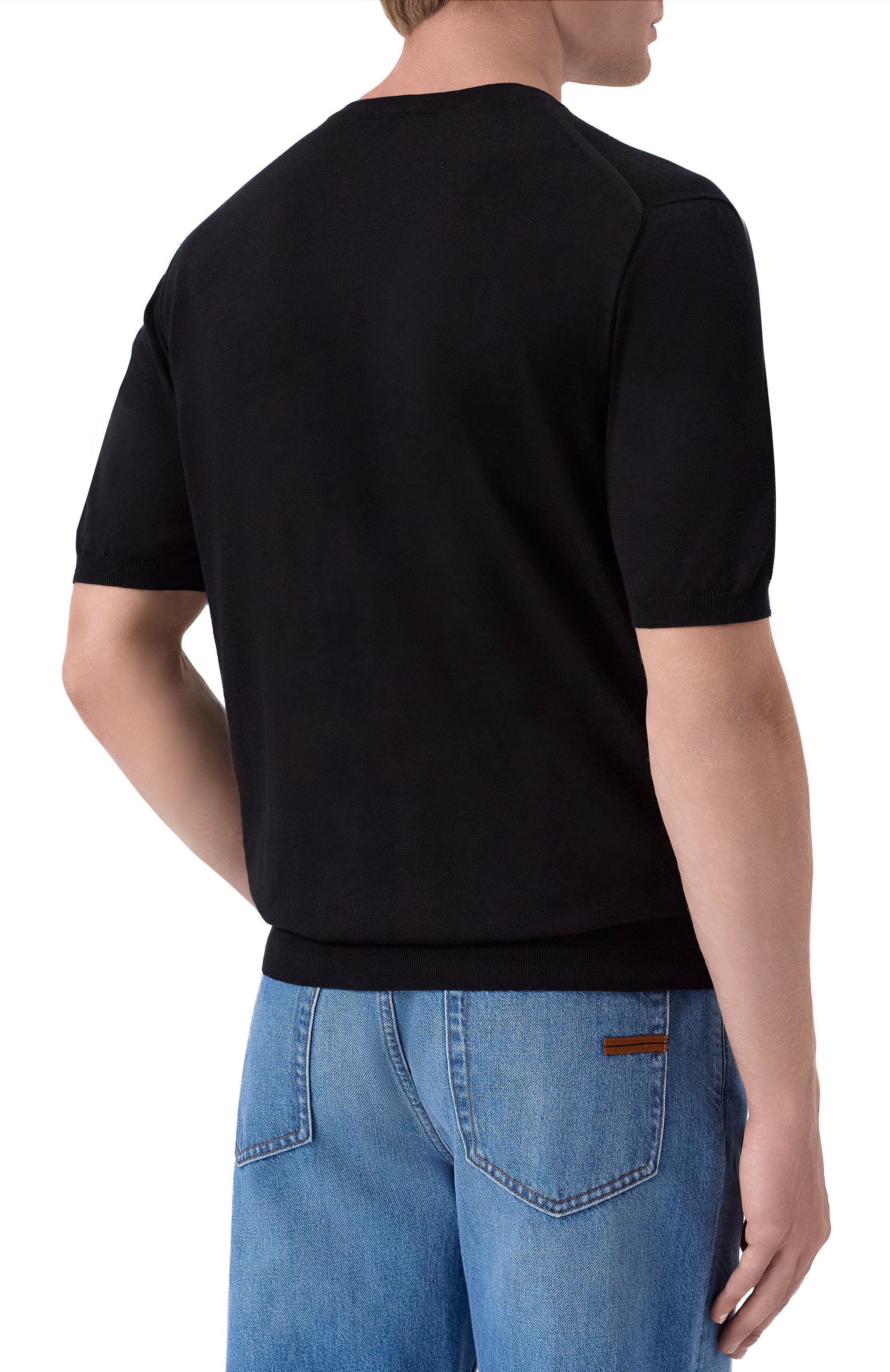 Хлопковый джемпер KITON, арт. UMKXX37, фото 4