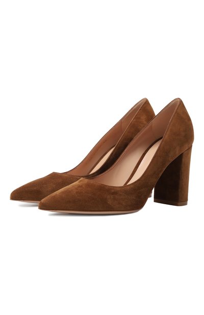 Женские замшевые туфли piper 85 GIANVITO ROSSI, арт. G21375.85RIC.CAMTEXA