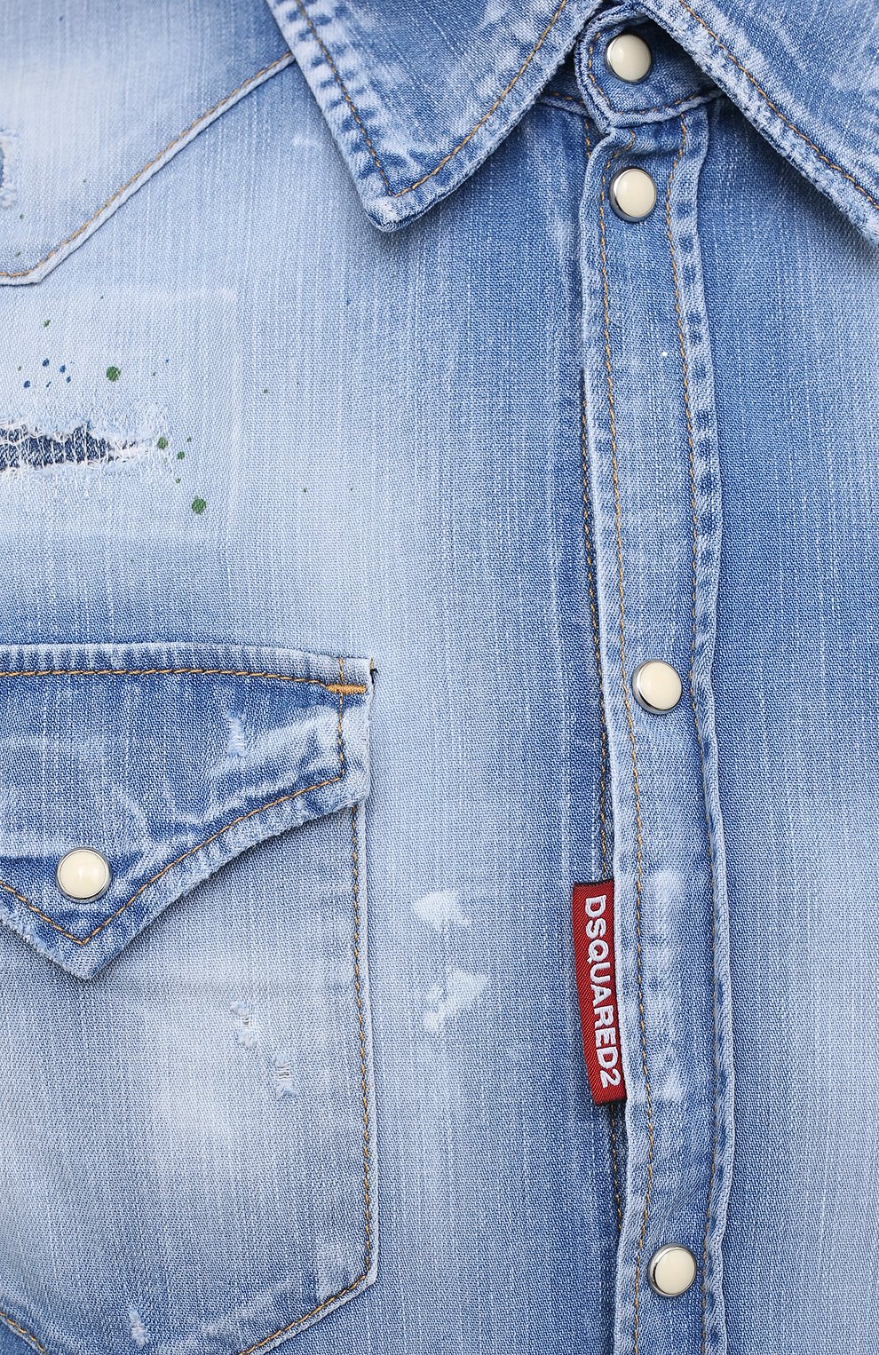 Джинсовая рубашка DSQUARED2, арт. S74DM0494/S30341, фото 5