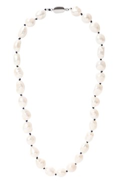 Женское колье nora COPINE JEWELRY белого цвета, арт. NORA | Фото 1 (Нос: Не проставлено; Региональные ограничения белый список (Axapta Mercury): Не проставлено; Материал: Жемчуг)