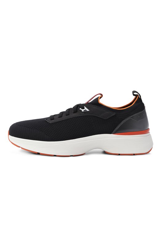 Текстильные кроссовки Bounce Santoni MBBG22082BARN0FY Чёрный  MBBG22082BARN0FY Фото 4